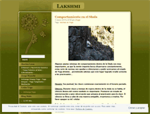 Tablet Screenshot of lakshmimovimientoparaelalma.wordpress.com
