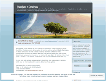 Tablet Screenshot of escolhasedestinos.wordpress.com