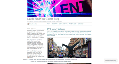 Desktop Screenshot of leedsfindyourtalent.wordpress.com