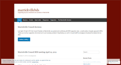 Desktop Screenshot of marrickvillebds.wordpress.com
