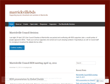 Tablet Screenshot of marrickvillebds.wordpress.com
