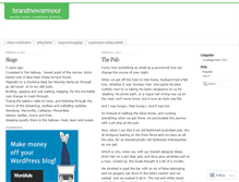 Tablet Screenshot of brandnewarmour.wordpress.com