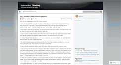 Desktop Screenshot of d10interactive.wordpress.com