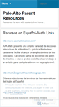 Mobile Screenshot of paloaltoparentresources.wordpress.com