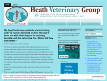 Tablet Screenshot of heathvets.wordpress.com