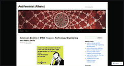 Desktop Screenshot of antifeministatheist.wordpress.com