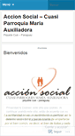 Mobile Screenshot of accionsocialpy.wordpress.com