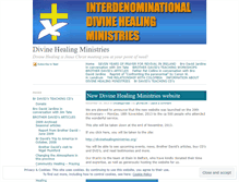 Tablet Screenshot of divinehealingministries.wordpress.com