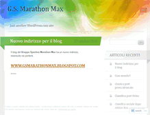 Tablet Screenshot of marathonmax.wordpress.com