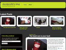 Tablet Screenshot of davidprofitt.wordpress.com