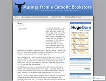 Tablet Screenshot of catholicinformation.wordpress.com