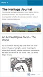 Mobile Screenshot of heritageaction.wordpress.com
