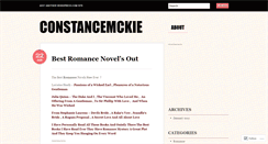 Desktop Screenshot of constancemckie.wordpress.com