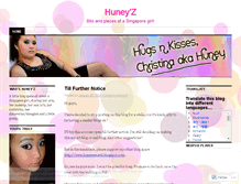 Tablet Screenshot of huneyz.wordpress.com