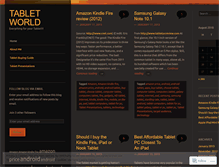 Tablet Screenshot of mytabletworld.wordpress.com