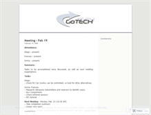 Tablet Screenshot of gotechgroup.wordpress.com