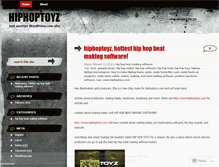 Tablet Screenshot of hiphoptoyz.wordpress.com