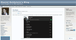 Desktop Screenshot of daniellgoldstein.wordpress.com