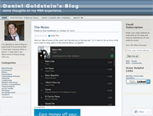 Tablet Screenshot of daniellgoldstein.wordpress.com