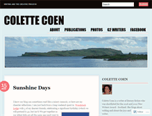 Tablet Screenshot of colettecoen.wordpress.com