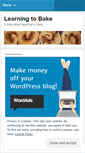 Mobile Screenshot of learningtobake.wordpress.com