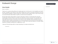 Tablet Screenshot of krakwork.wordpress.com