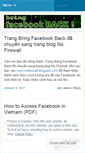 Mobile Screenshot of bringfacebookback.wordpress.com