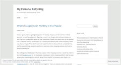 Desktop Screenshot of mypersonalkellyblog.wordpress.com