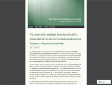 Tablet Screenshot of ciberderechos.wordpress.com