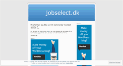 Desktop Screenshot of jobselect.wordpress.com