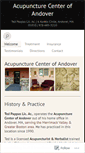 Mobile Screenshot of andoveracupuncture.wordpress.com