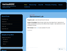 Tablet Screenshot of karinedit202.wordpress.com