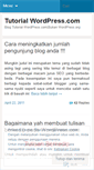 Mobile Screenshot of mengeditblog.wordpress.com