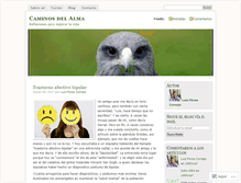 Tablet Screenshot of caminosdelalma.wordpress.com