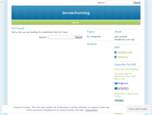 Tablet Screenshot of isromeburning.wordpress.com