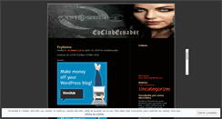 Desktop Screenshot of evclubecuador.wordpress.com