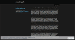 Desktop Screenshot of marketingcaffe.wordpress.com