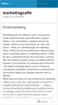 Mobile Screenshot of marketingcaffe.wordpress.com