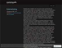 Tablet Screenshot of marketingcaffe.wordpress.com