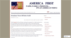 Desktop Screenshot of amfirst.wordpress.com