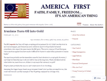 Tablet Screenshot of amfirst.wordpress.com