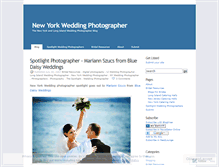 Tablet Screenshot of nyweddingphotographer.wordpress.com