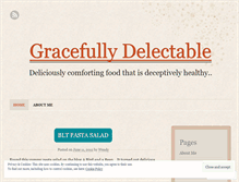 Tablet Screenshot of gracefullydelectable.wordpress.com