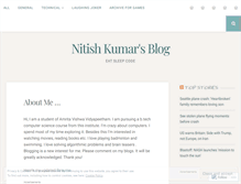 Tablet Screenshot of nitishkr.wordpress.com