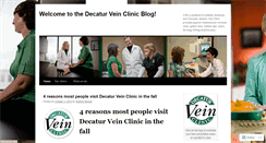Desktop Screenshot of decaturveinclinic.wordpress.com