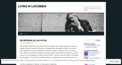 Desktop Screenshot of livinginlocombia.wordpress.com