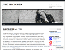 Tablet Screenshot of livinginlocombia.wordpress.com