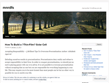 Tablet Screenshot of mnrdfs.wordpress.com