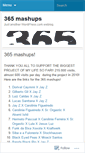 Mobile Screenshot of 365mashups.wordpress.com