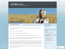 Tablet Screenshot of godbelievesinyou.wordpress.com